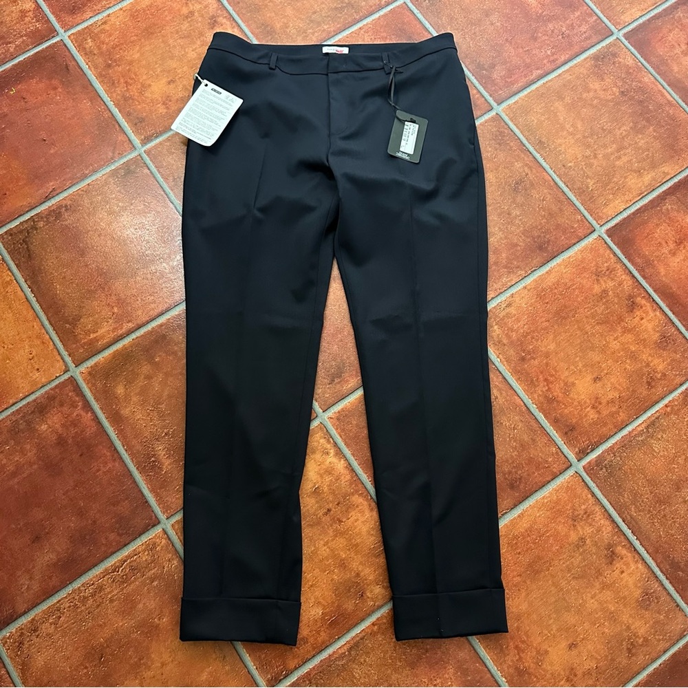 NWT Paolo Pecora Milano Wool Dress Trousers